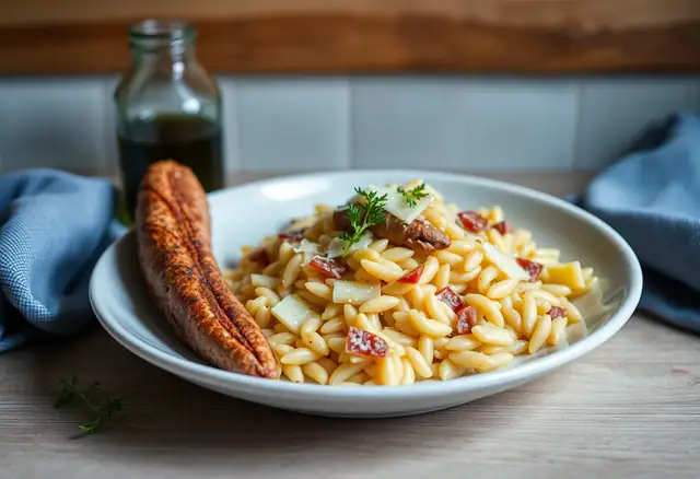 Riz crémeux à la dinde et au parmesan